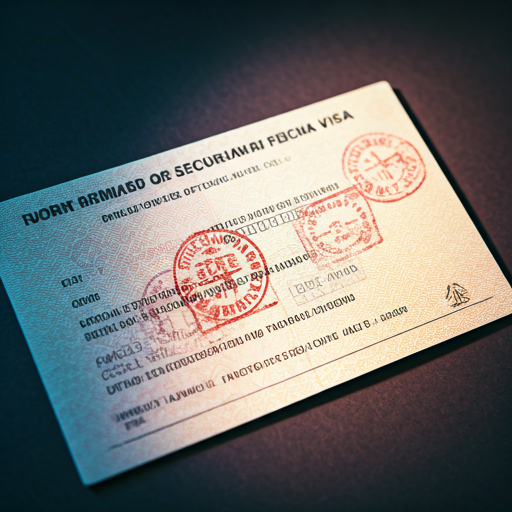 Travel documents arranged neatly on a desk before an international trip